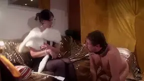 Slapping him with her gloves by Femdom Austria