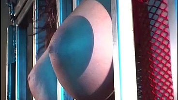 Gianna Michaels Sucks Dick From A Cage