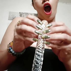 Long Nails Touch you, Long Nails Jerk You Harder !