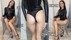 Femdom JOI, CEI, Cum Countdown