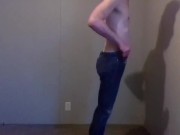Trying Clothes; Playing, Dressing And Undressing - Blue Jeans pt 9