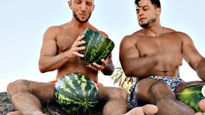 Muscled eager jock barebacking lover in hot affair