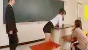 Perverted Principal's Steamy Affairs with Hot Teachers Uncovered in Class