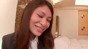 Lovely Japanese office worker yearns for untamed fucking delights