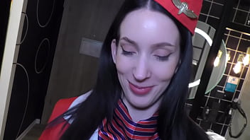 Air Hostess Jasmine Jayne Creampied