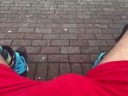 Mostrando el bulto // see my bulge