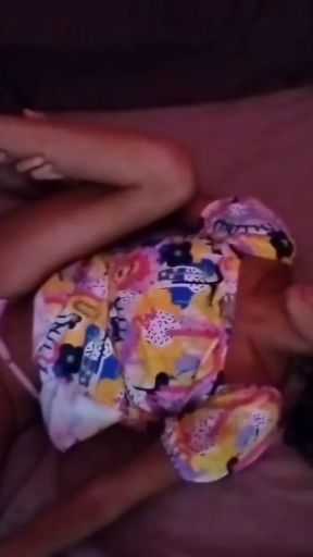 Watching cartoon with my stepdaughter while my wife works.   Clip 2