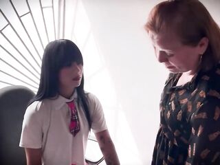 My teacher is a mother I'd like to fuck who can't hold back her wish to bang me.