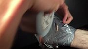 Taping a Puppy