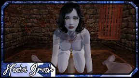 Lady Dimitrescu gives you a POV blowjob and swallows the cum