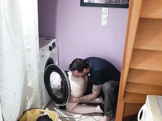 coincé dans la machine à laver
