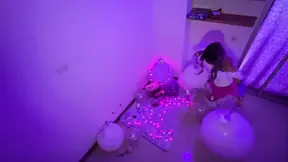 Naughty Elf's Forbidden Toy Theft Petite Cutie Overloaded with Orgasms!