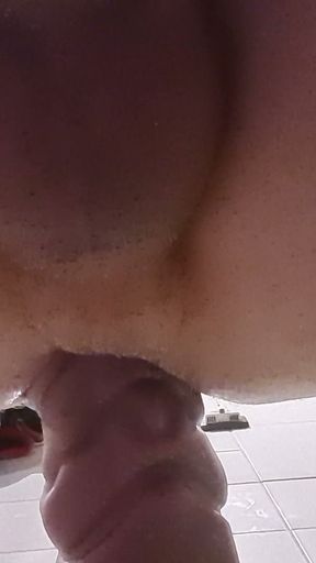 Taking a Massive Fantasy Dildo in the Ass - Anal Endurance Test!