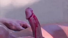 Amateur GF gets a sloppy blowjob and shows big tits