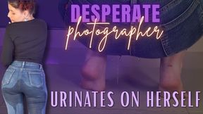 desperate photographer urinates on herself