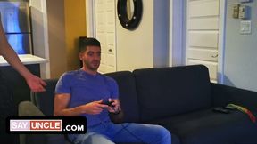 Tattooed teen Alex Montenegro heals his broken heart with his hot roommate's hard dick