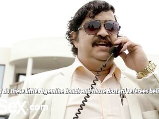 El capo Pablo Escobar detona two argentinas tras perder la Copa América