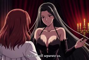 A lesbian Vampire Queen transforms a beautiful young woman