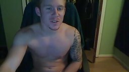 Young American Chris Shows Off His Dick