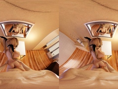 Big ass blonde banged doggystyle in POV fuck video