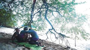 Alternative girls tied up and played with