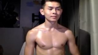 chinese fag teenie jack off And jizm On web cam