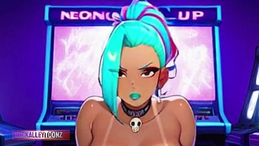 SKYLAR'S BIG BUTT SEXY ADULT ARCADE - VIDEO GAMES AND ALL NIGHT SEX