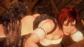 Mila Red Riding Hood - The big bad wolf gives her the big bad cock