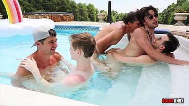 Big Gay Pool Orgy