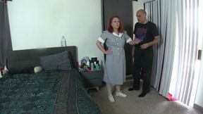 Freeze fucking the maid Evangeline 2