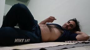 Indian Desi hairy step daddy enjoy morning shawer with friends and live sex with friends and daddy