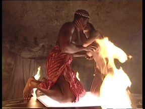 Primitive man fucking white girl