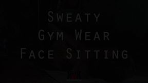 Sweaty Gym Wear Face Sitting