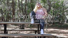 ShortLivedTyranny Nature Walk Shoe and Sock Removal