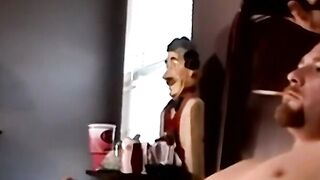 "Beard-Stroking Amateur Guy Gets His Dick Blown By A Sex Kitten"