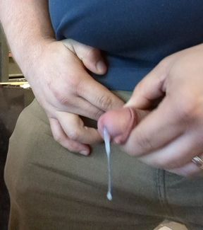 stroking and cumming for step grandpa