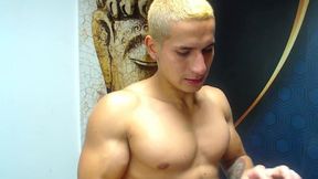 FIRST CUM (jerk) (d) PLAY NAKED, ASS, FLEX