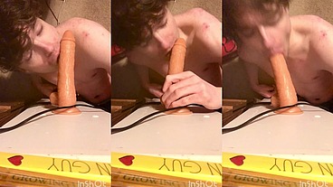 Cock-Hungry Niko Springs Devours Big Dildo