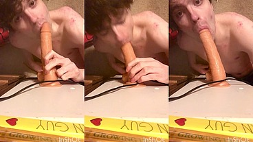 Cock-Hungry Niko Springs Devours Big Dildo