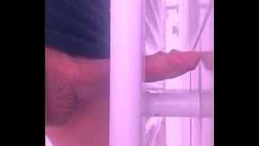 8&quot_ COCK Twink Fucks and Cums on Towel Dryer!