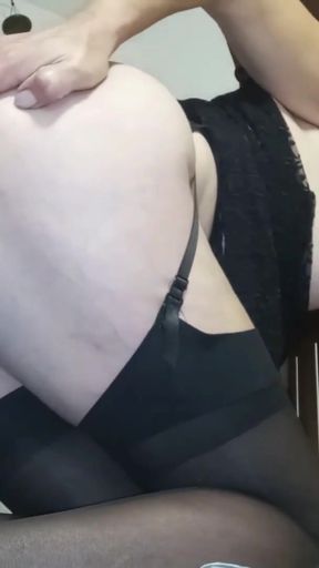My Stepson he found out I'm a Whore and fucked my Ass and Pussy like a Bitch Doggy with Creampie   Clip 1
