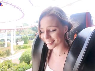 1st Date Turns Divine – That babe Screams on the Ride, Groans in Daybed, and Cums Like a Femdom-goddess