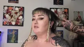 BBW Full Head Long Hair Shave Punishment Humiliation Fetish