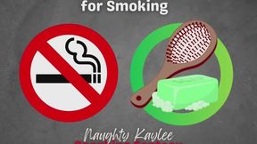Mouthsoaped and Spanked for Smoking - A Naughty Kaylee Audio
