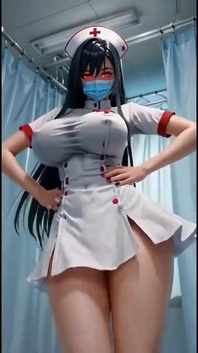 Hot Nurse Dance (ai Animation)