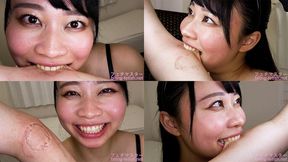 Ayame Tozaki - Biting by Japanese cute girl part1 - MOV