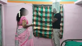 Indian housewife tempts thirsty guy with wild anal ride