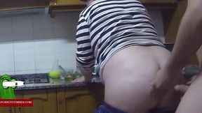 Kitchen Counter Masturbation Madness
