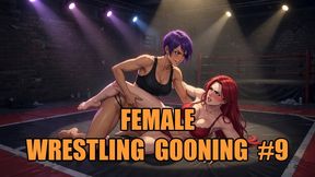 Female Wrestling Gooning #9: Goddess Mat Mesmeric Overload