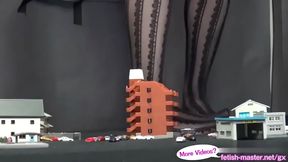 Giantess Grows Huge for Japanese Vore Action & Size-Shifting Fun